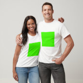 T-shirt Carré simple - Chartreuse (Unisexe)