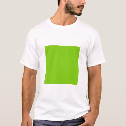 T-shirt Carré simple - Martian Green (Devant)