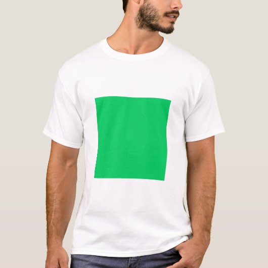 T-shirt Carré simple - Vert clair (Devant)