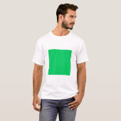 T-shirt Carré simple - Vert clair (Devant entier)