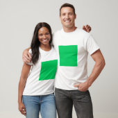 T-shirt Carré simple - Vert clair (Unisexe)