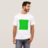 T-shirt Carré simple - Vert printemps (Devant entier)