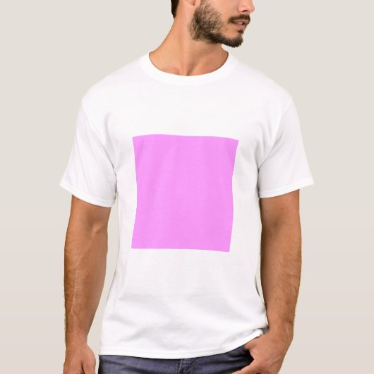 T-shirt Carré simple - Violet clair (Devant)