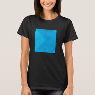 T-shirt Carré triangle géométrique Formes géométrique Disq
