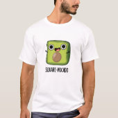 T-shirt Carré-vocado Funny Puns Avocado (Devant)