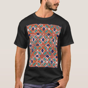 T-shirt Carreaux géométriques : arrière - plan ethnique vi