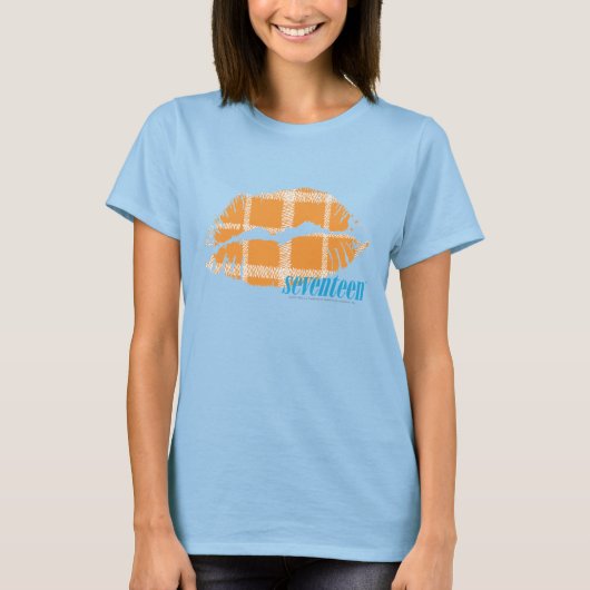 T-shirt Carreaux Orange (Devant)