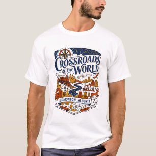 T-shirt Carrefour du monde Edmonton Alberta Canada