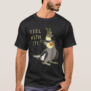 T-shirt Carrelage Avec Il Cockatiel Parrot Oiseau Amoureux