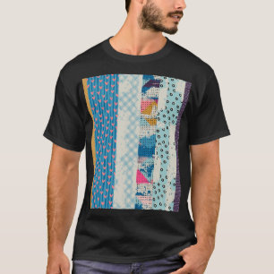 T-shirt Carrelage en Patchwork Carreaux Design Motif sans