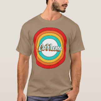 T-shirt Carreno Nom Chemise Vintage Cercle Carreno