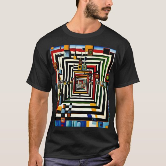 T-SHIRT CARRÉS 1 (Devant)