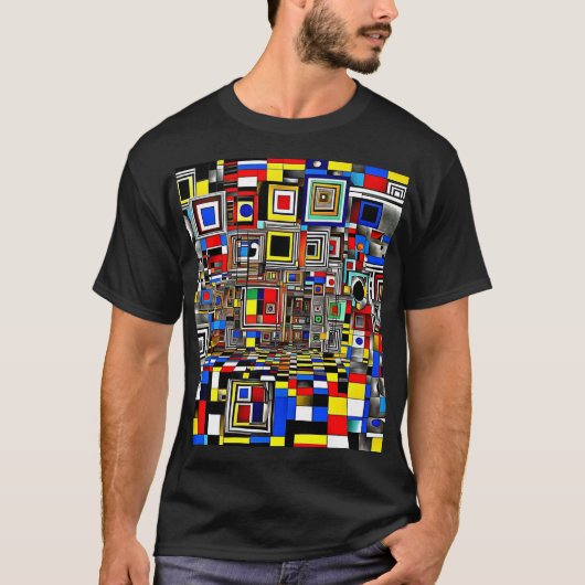 T-SHIRT CARRÉS 3 (Devant)
