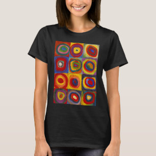 T-shirt Carrés avec cercles concentriques Kandinsky