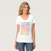 T-shirt Carrés colorés couture éducative (Devant entier)