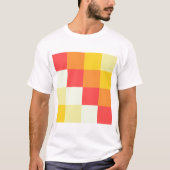 T-shirt Carrés couleur (Devant)