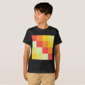 T-shirt Carrés couleur (Devant entier)