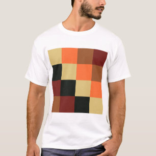 T-shirt Carrés couleur