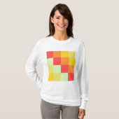 T-shirt Carrés couleur (Devant entier)