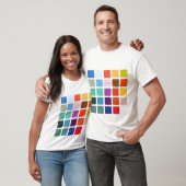 T-shirt Carrés de couleur (Unisexe)