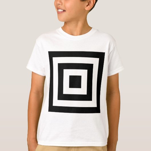 T-shirt Carrés en Carré (Devant)