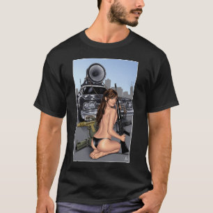 T-shirt Carrie Fisher Blues