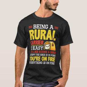 T-shirt Carrières rurales Travailleur postal Mailman Mail 