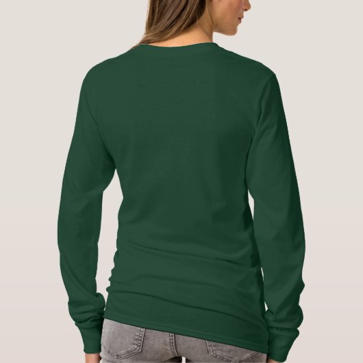 T-shirt Carrigaline, Irlande avec drapeau irlandais (Dos)