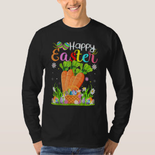 T-shirt Carrot Bunny Oeufs Chasse Carotte Joyeux Pâques