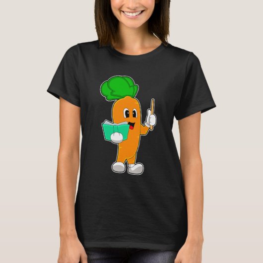 T-shirt Carrot Professeur livre scolaire (Devant)