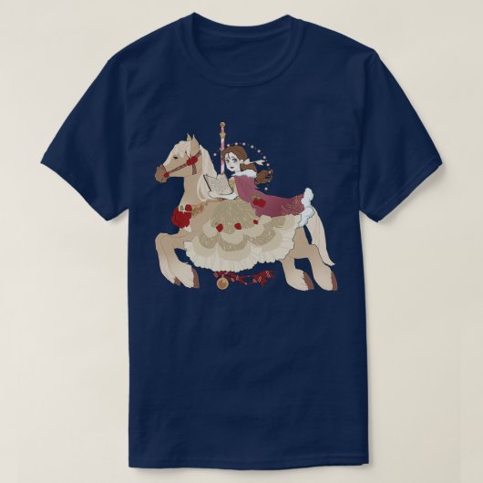 T-shirt Carrousel Sur Un Nuage (Design devant)