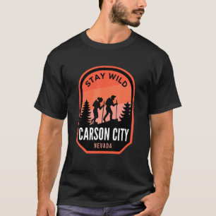 T-shirt Carson City Nevada Randonnée Dans La Nature