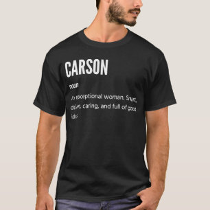 T-shirt Carson s Noun Une femme exceptionnelle