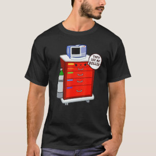T-shirt cart d'accident rrt réponse rapide infirmière icu
