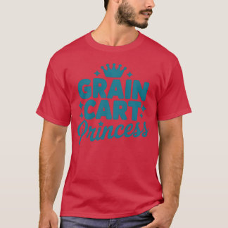 T-shirt CART Princess Grain - Moisson Tracteur Conduite Me
