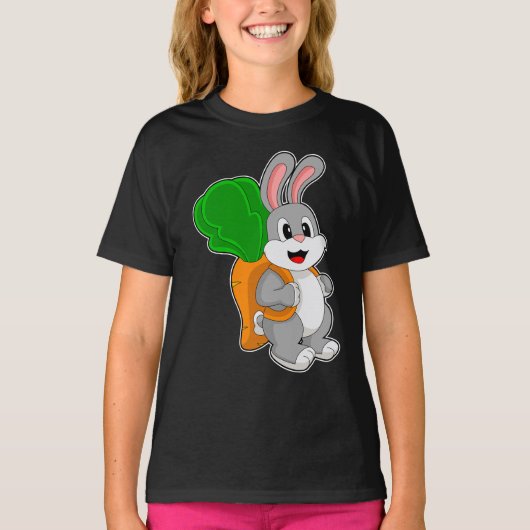 T-shirt Cartable élève lapin (Devant)