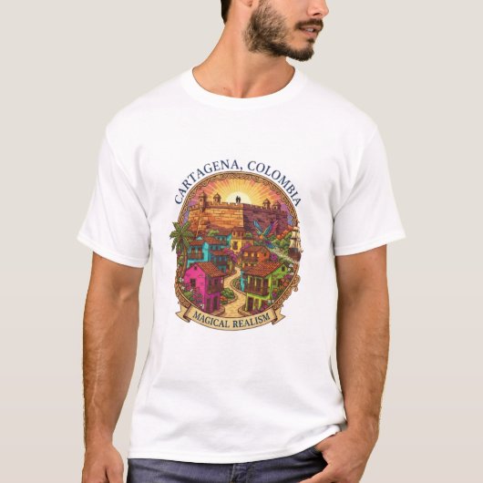 T-SHIRT CARTAGÈNE COLOMBIE (Devant)