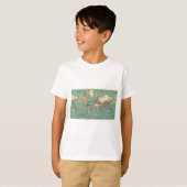 T-shirt Carte 1919 du monde (Devant entier)