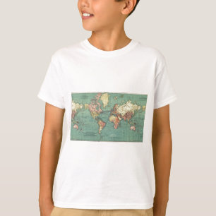 T-shirt Carte 1919 du monde