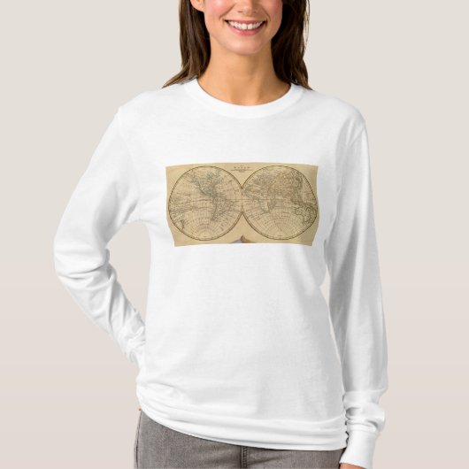 T-shirt Carte 3 du monde (Devant)