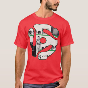 T-shirt Carte à 45 disques Stéréo Dude