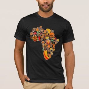 T-shirt Carte africaine