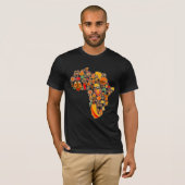 T-shirt Carte africaine (Devant entier)