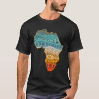 Carte africaine de la fierté ethnique traditionnel