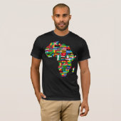 T-shirt Carte Afrique (Devant entier)