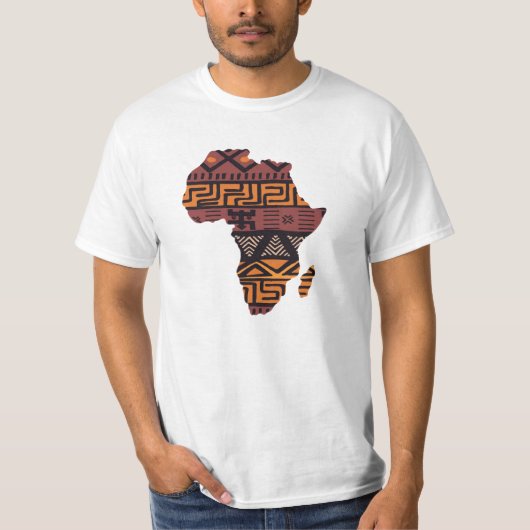 T-shirt Carte Afrique Motif - Afrique continent (Devant)