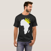 T-shirt Carte Afrique Reine Black Pride Melanin 2020 (Devant entier)