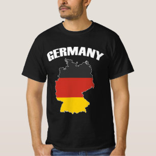 T-shirt Carte Allemagne - Drapeau allemand - Deutschland T