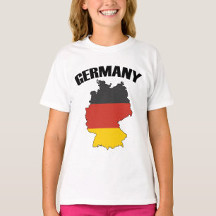 T-shirt Carte Allemagne - Drapeau allemand - Deutschland T