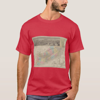 T-shirt Carte ancienne de Californie 1860